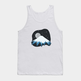 Mount Fuji at cold night Tank Top